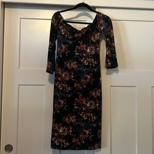 Veronica M boatneck/off shoulder dress